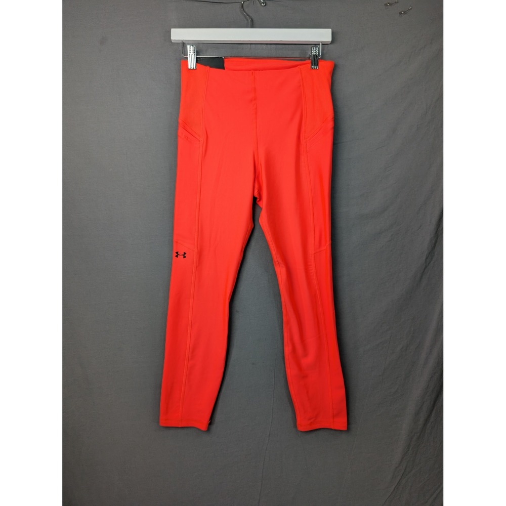 Under Armour Women ColdGear Infrared High Rise Leggings Orange 1366367-839